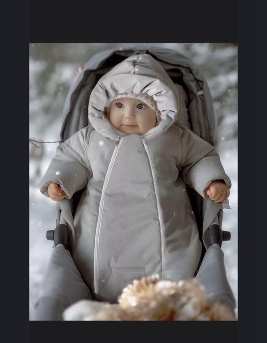 комбинезон для новорожденных зимний