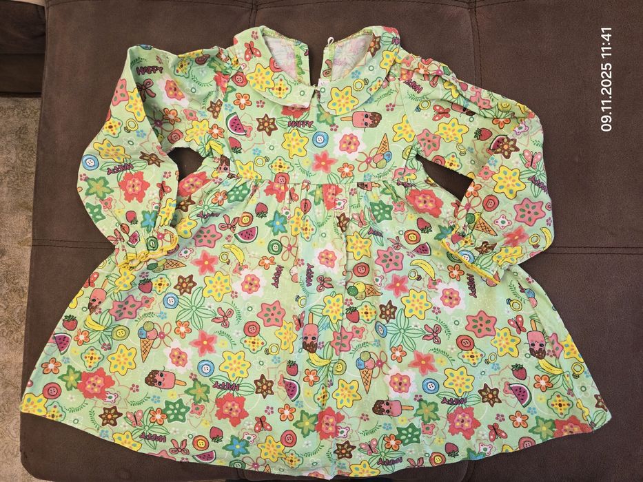 Платье фланель на 104см