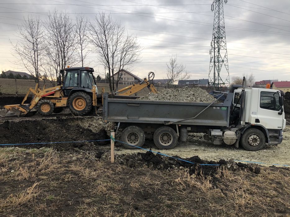 Inchiriez buldoexcavator si excavator Suceava