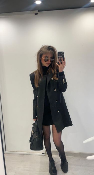 Zara блейзър черен