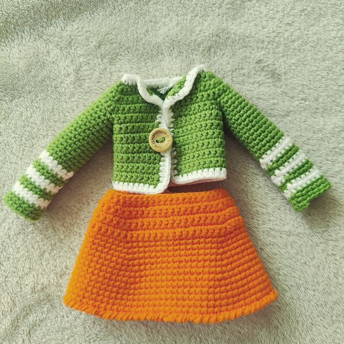 Плетена кукличка с аксесоари