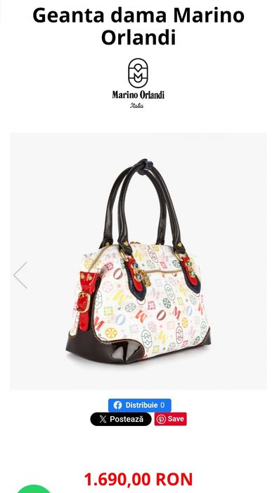 Geanta poseta speciala  Pierre Cardin, Orlandi, Kors, Marc