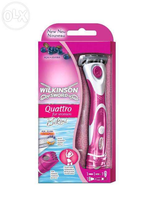Mutat Publi Aparat ras femei/barbierit Wilkinson Sword Quattro rezerve