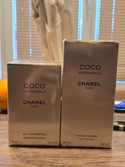 Chanel Coco Mademoiselle комплект от боди олио и парфюм