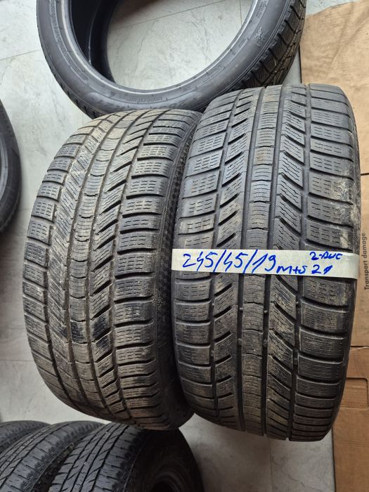 Vând cauciucuri 245/45/19 M+S 2 buc imp Germania