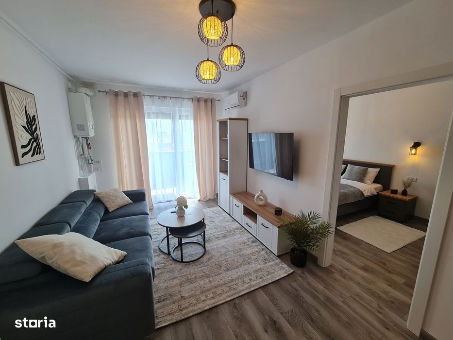 Inchiriez ap.2 camere ADORA PARK 7, NOU, Lux,Parcare, 2Smart Tv,Balcon