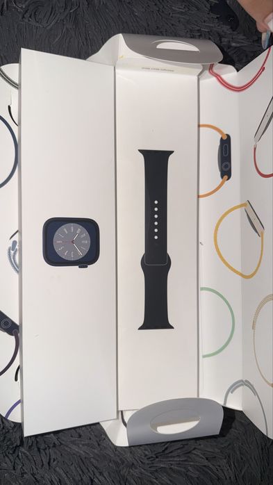⌚ Apple Watch Series 8 – 45mm Midnight – Stare foarte bună