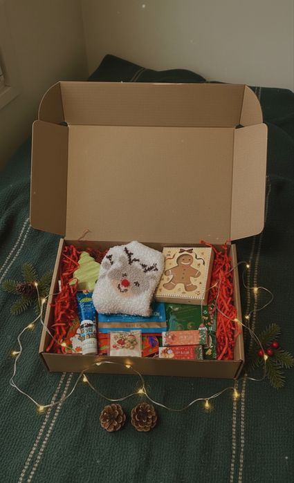 Ногодние подарочные боксы