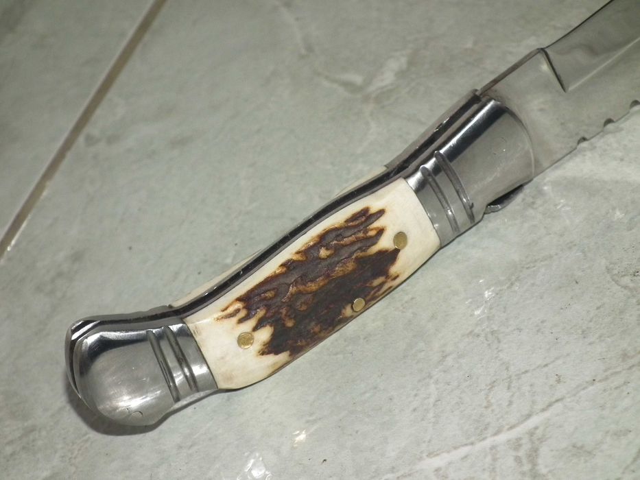 Briceag de vánátoare maghiar urias unicat cutit cu plásele din corn mester Pap Mihály