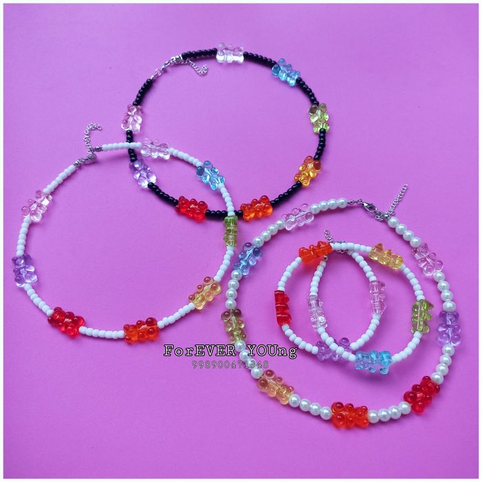 Чокер Gummy Bear подвеска мармеладный мишка.