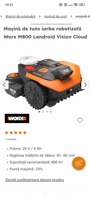 Vand roboti gazon noi,sigilati
