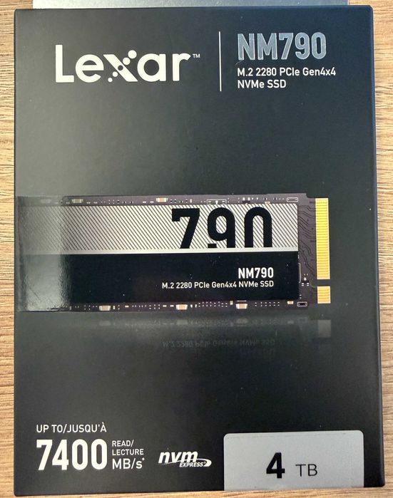 Vand ssd 4tb M.2 Lexar NM790 PCI-Express nou sigilat