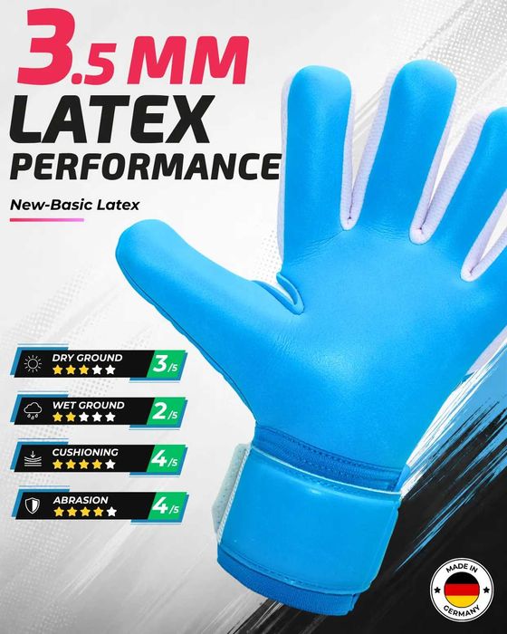 Вратарски ръкавици Bkeeper FLASH #26 Blue razmer 4,5