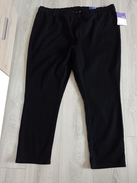 Blugi negri elastici slim 56