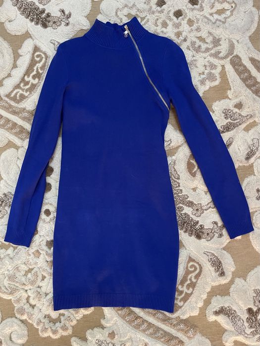 Кашемировое тёплое платье, миди/среднее