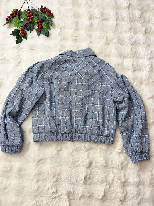 Geaca denim si tweed Hugo Boss marime L