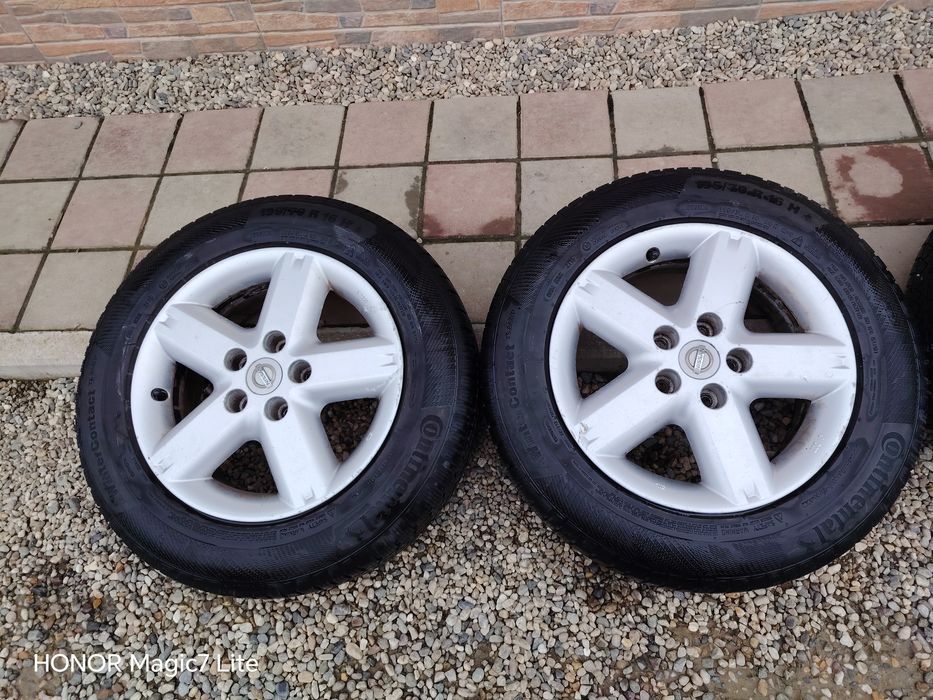 Jante aliaj R16 Nissan Qashqai Juke X-trail 5x114,3 + anvelope iarna