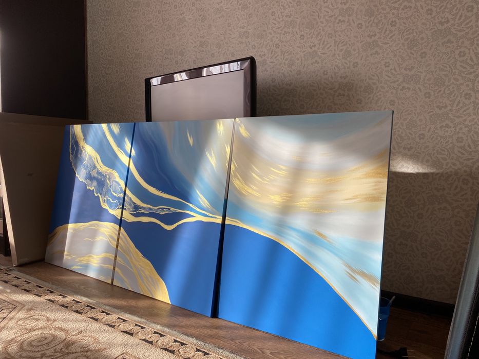 интерьерные картины в различных техниках