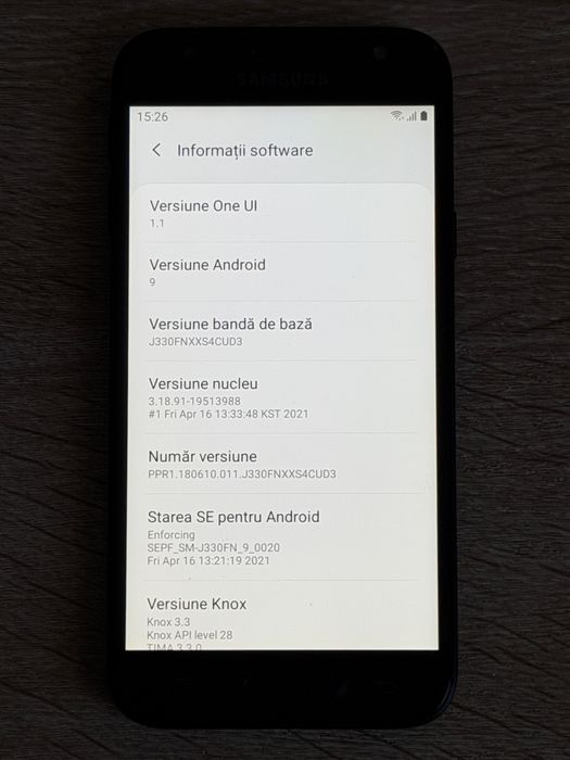 Samsung Galaxy J3 2017 codat pe vodafone