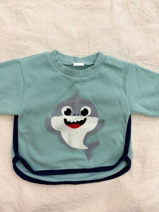 Детский костюм штаны со свитшотом Baby Shark