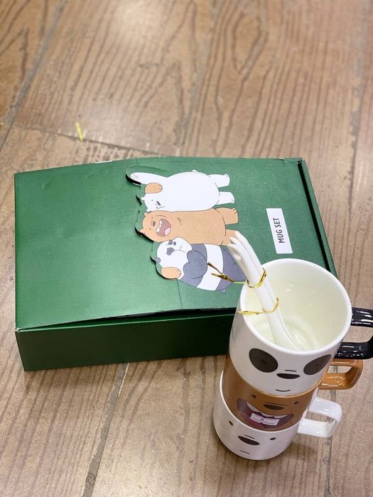 Керамическая кружка We Bare Bears Collection, 255 мл, 3 шт