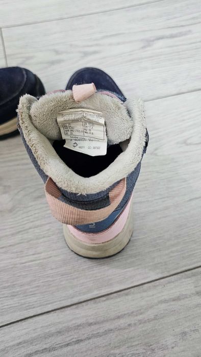 Детски непромокаеми кожени туристически обувки за преход SH500 QUECHUA