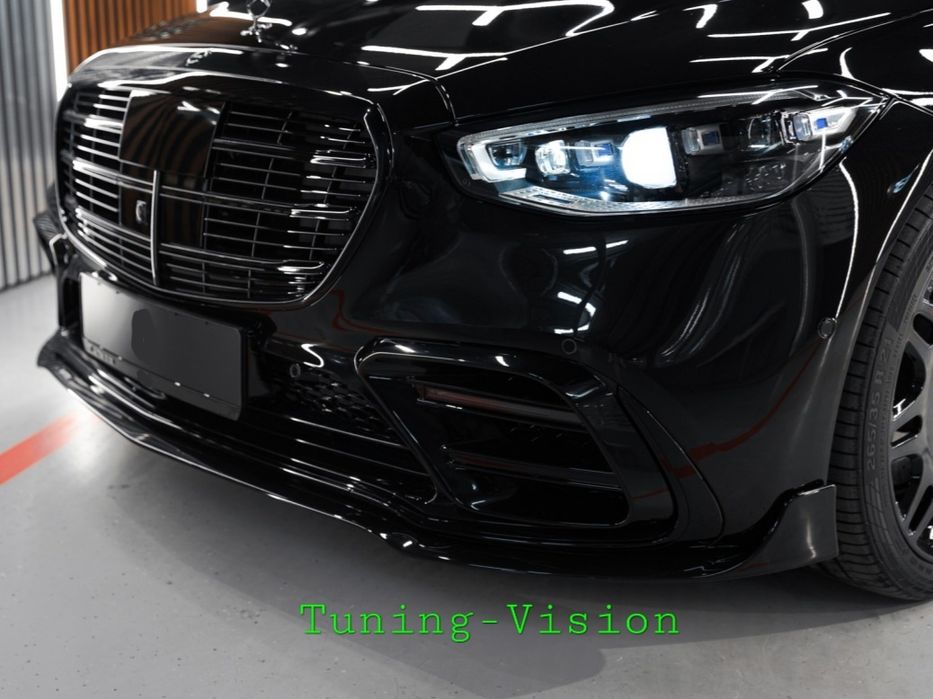 W223 AMG пакет+BRABUS пакет броня спойлер дифузьор накрайници прагове