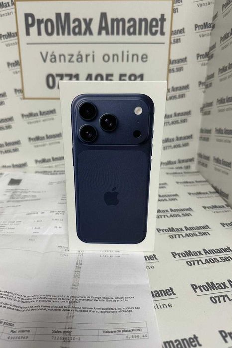 Iphone 17 Pro 256GB Deep Blue NOU Garantie ProMax Amanet