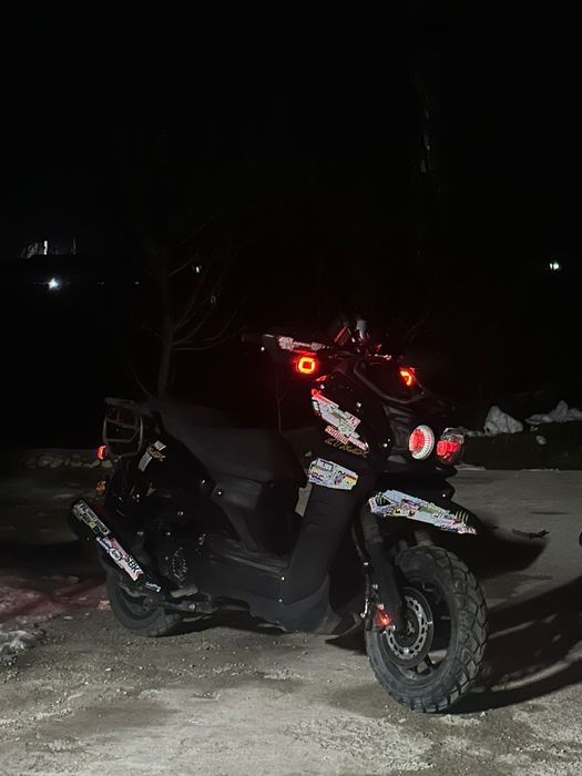 Танк мопед Черный цвет