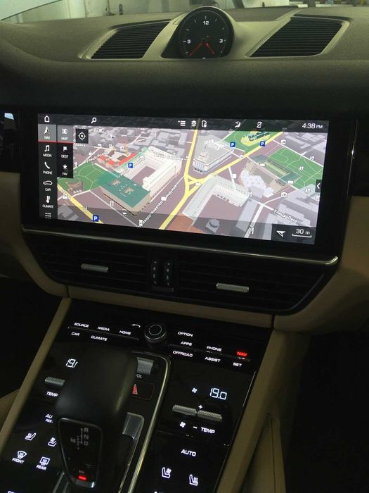 Full Screen Porsche Apple CarPlay Android Auto Mh2P Конвертиране Logo