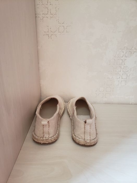 Эспадрильи Zara,хлопковые,повседневная носка,лоферы Zara,размер 34