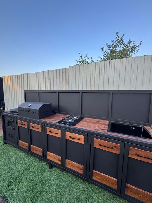 Мангалный комплекс в стиле Лофт