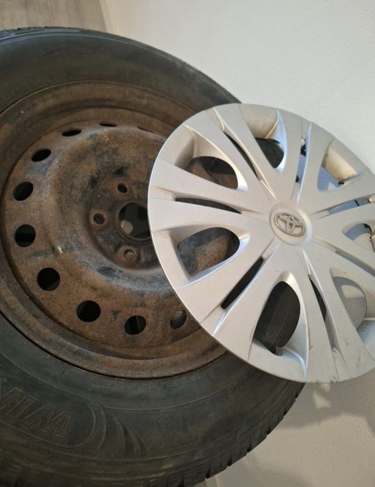 Set 4 Jante tablă R16 Toyota (RAV4) + Capace originale