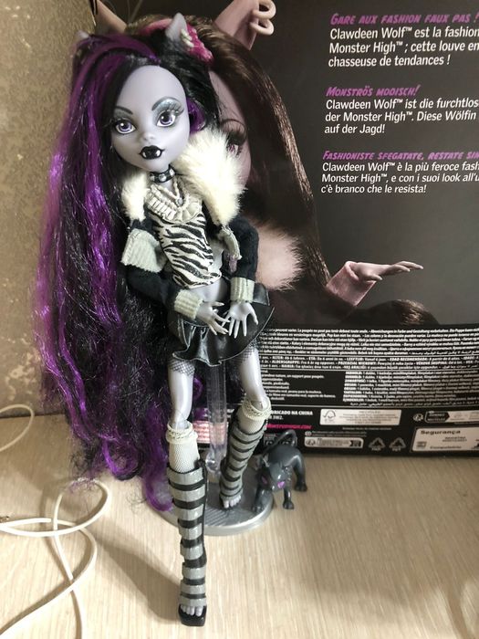 Продам куклу Monster High clawdeen wolf reel drama