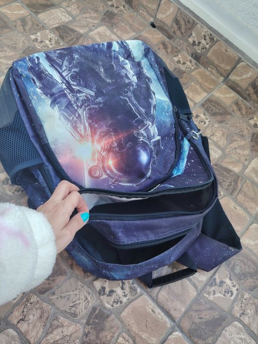 Спортна ежедневна Раница с космонавт