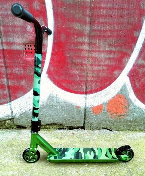 Trotineta/ freestyle/ scheme/100Kg/Roti 100mm/ aluminiu/cascadorii/NOU