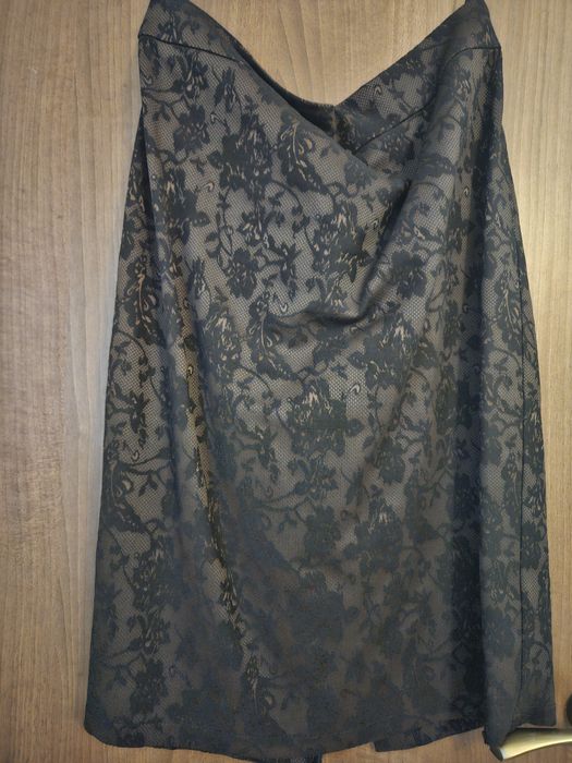 Costum: Sacou + Fusta marimea 40 Caramel