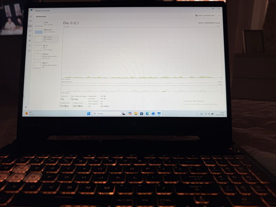 Laptop ASUS TUF Gaming F15 FX506HF