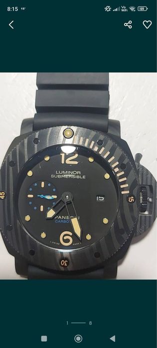 Ceas Barbatesc Diver Automatic Panerai Carbotech Luminor Submersible