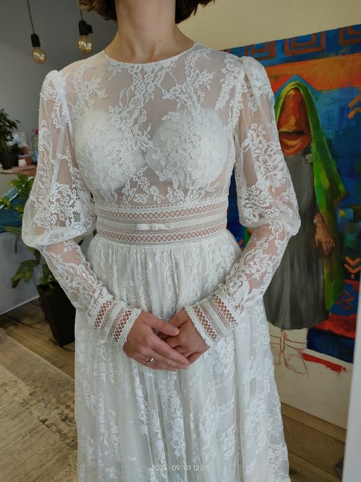 Свадебное кружевное платье