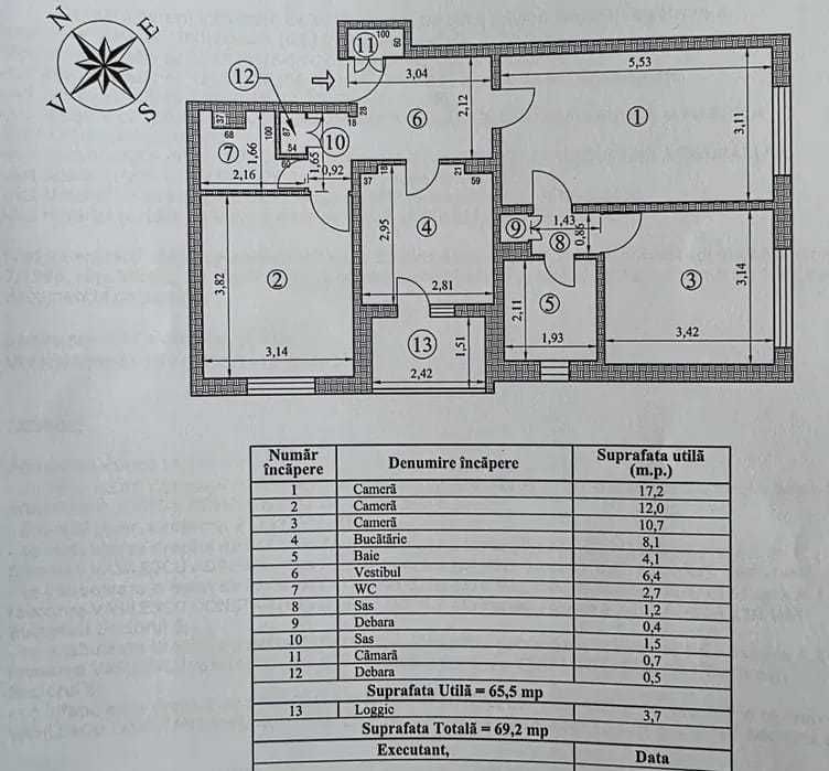 Apartament 3 camere Crangasi