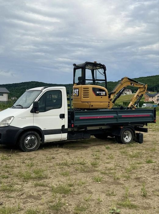 Prestez servcii, inchiriez: buldoexcavator, miniexcator si bascula
