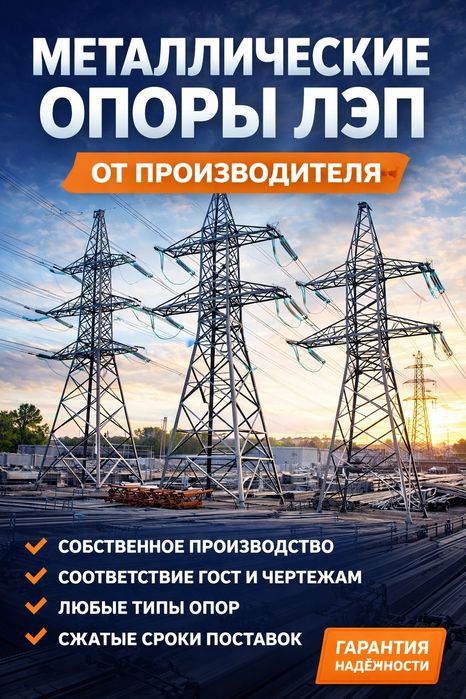Металлические опоры ЛЭП