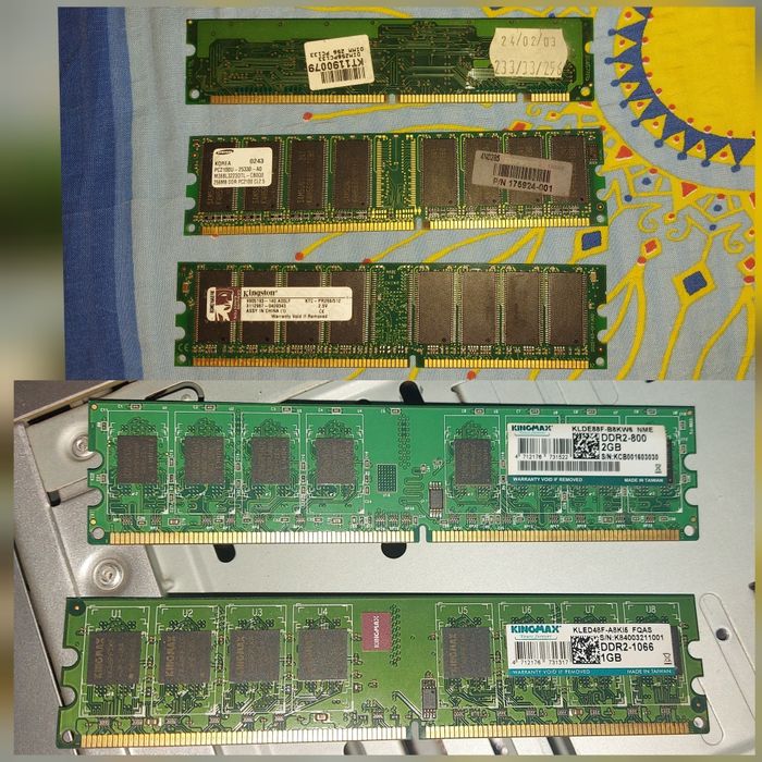 Ram Ddr3 Kingston 8gb Hyper X Fury / Ddr1Kingmax 2x512mb 256mb