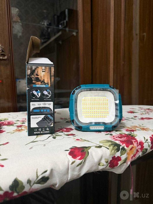 Мощный LED прожектор W894-1 COB Work Light магнит  крюк аккумуляторный