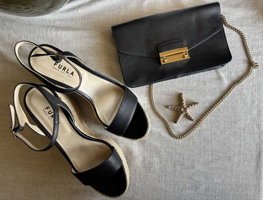 Furla сандали и чанта