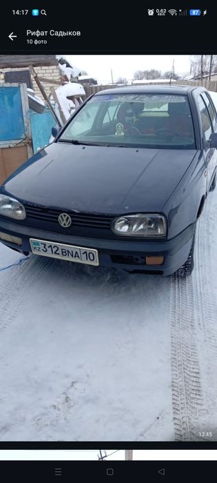 Продам машину гольф 3