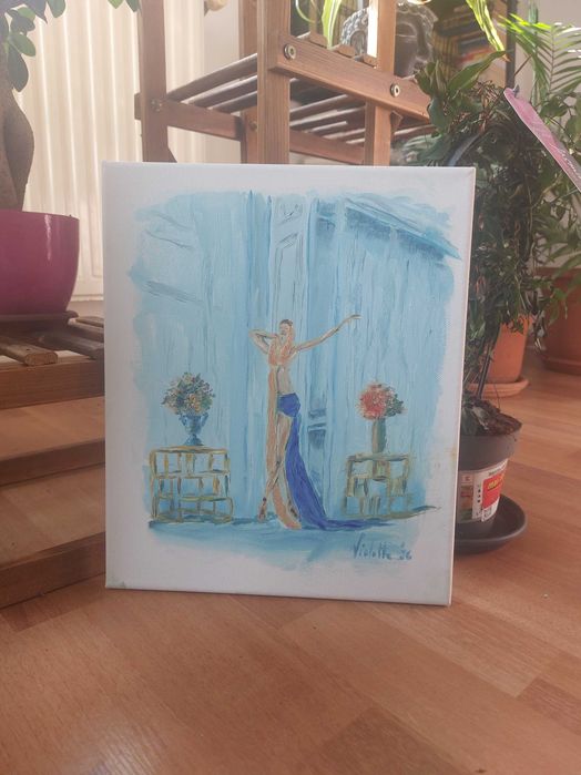 Tablouri pictate în acrilice/ulei