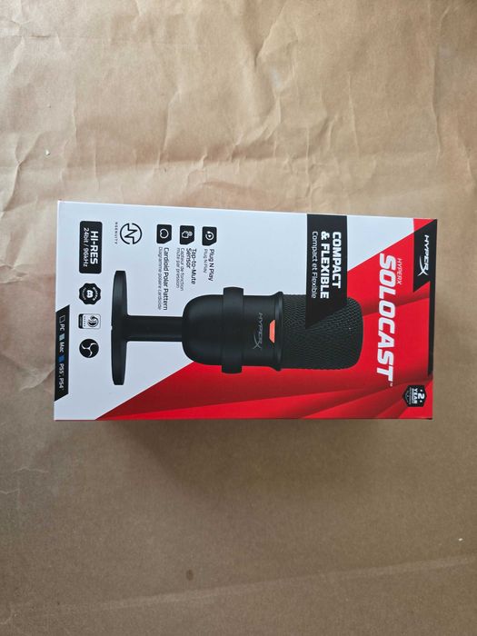 Нов HyperX SoloCast – USB Микрофон Неотварян