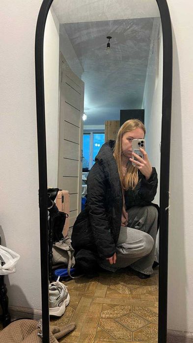 зимний пуховик imocean черный S